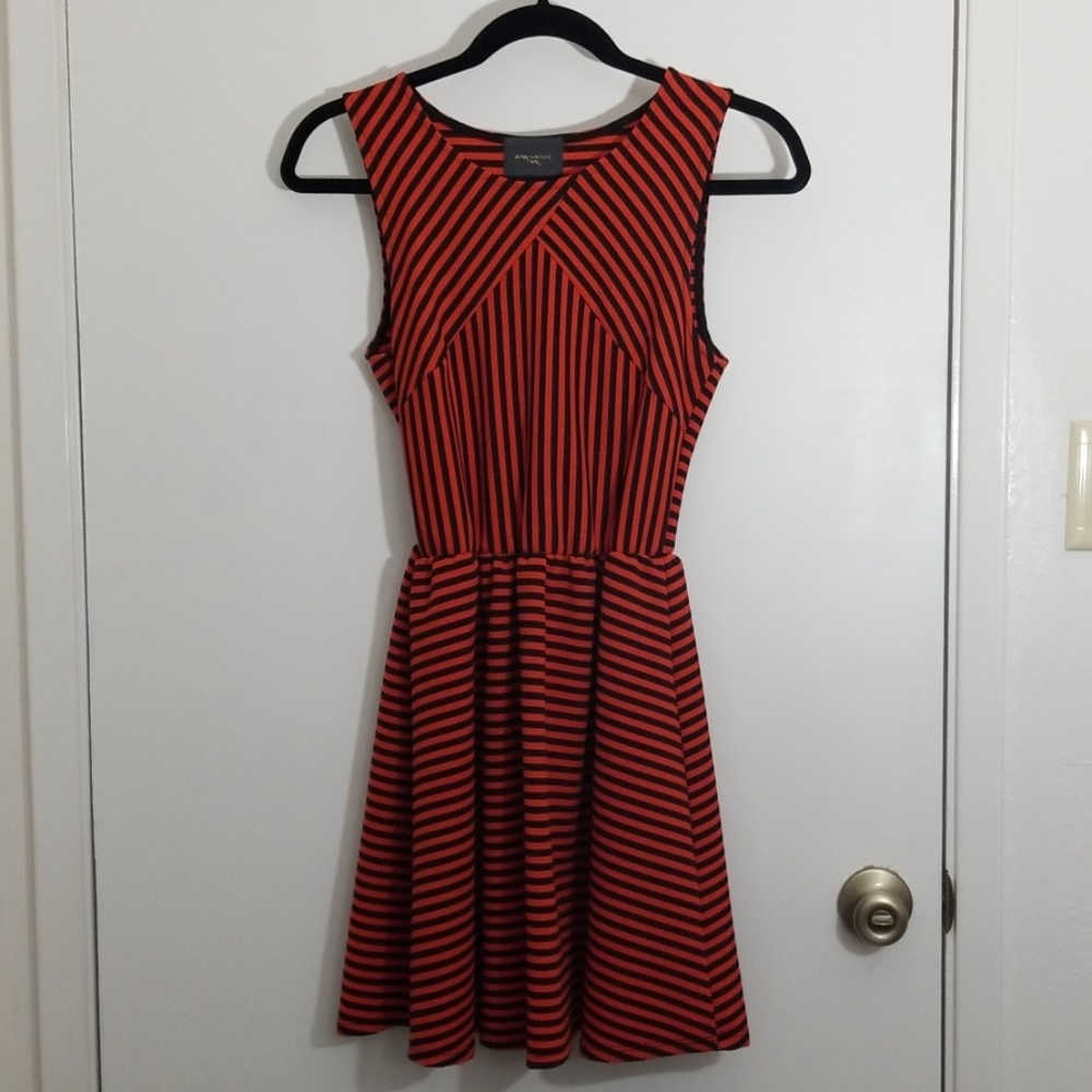 Red Striped Dress